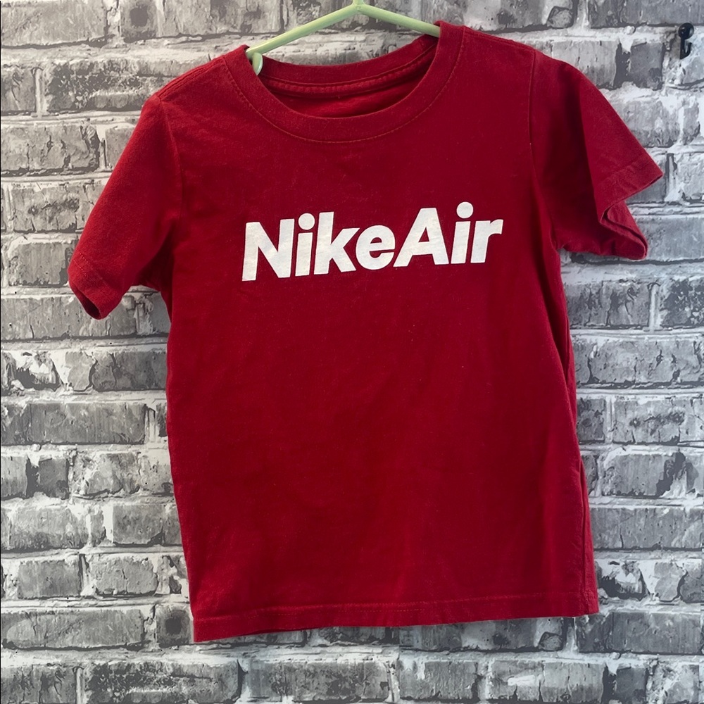 Nike Air Kids Red Short Sleeve Tee